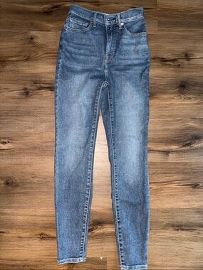 Everlane Medium Wash High-Rise Skinny Jeans